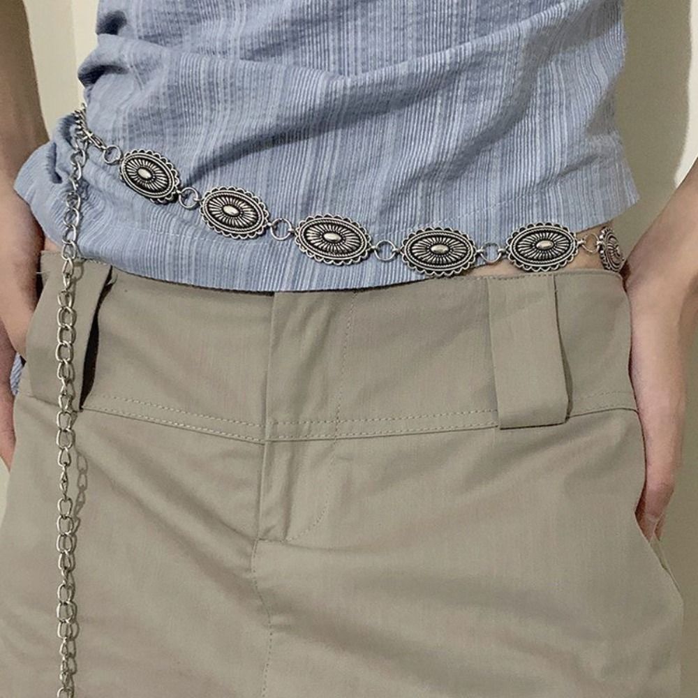 Ethnic Boho Fashion - Retro Ethnic Style Waist Chain Metal