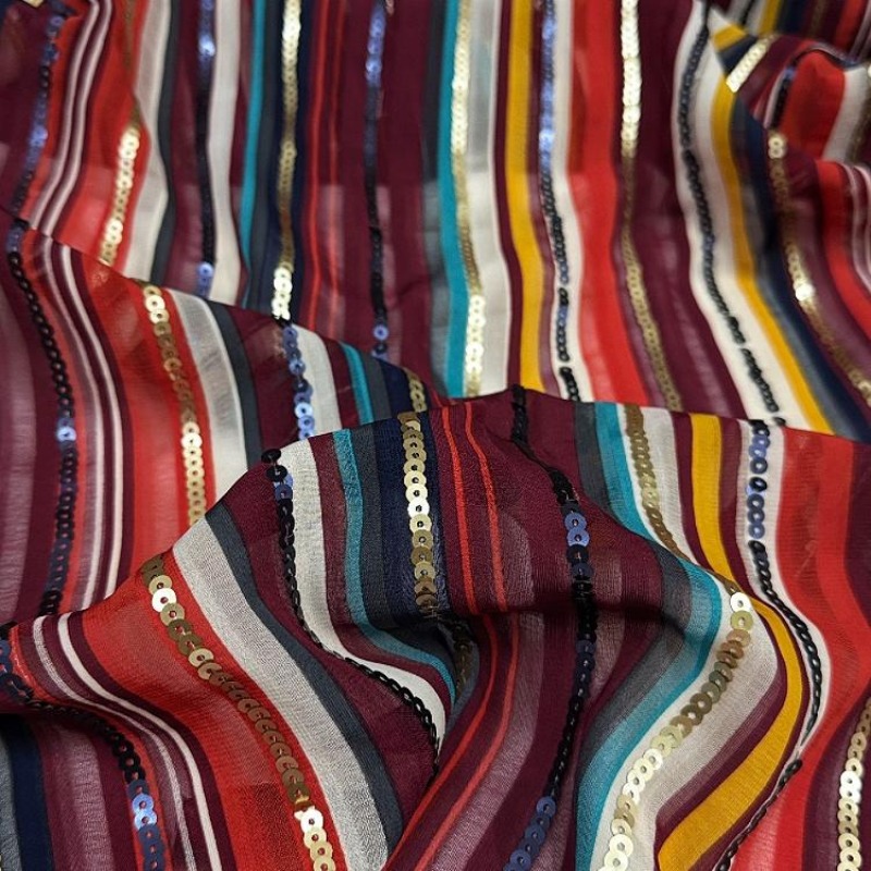 Colorful Striped Embroidered S - Ethnic Fashion Designer recension och pris