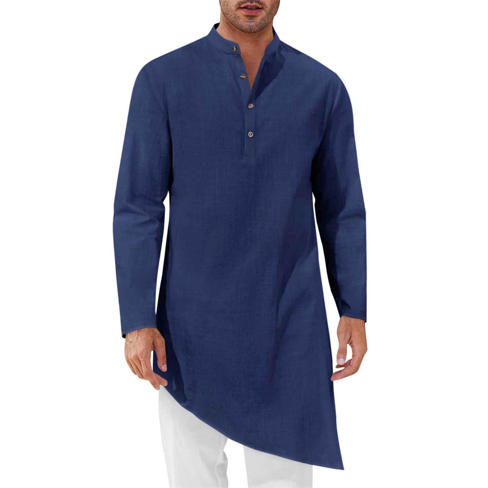 Minimalist Long Shirts Men's S - Kurta Men Cotton recension och pris