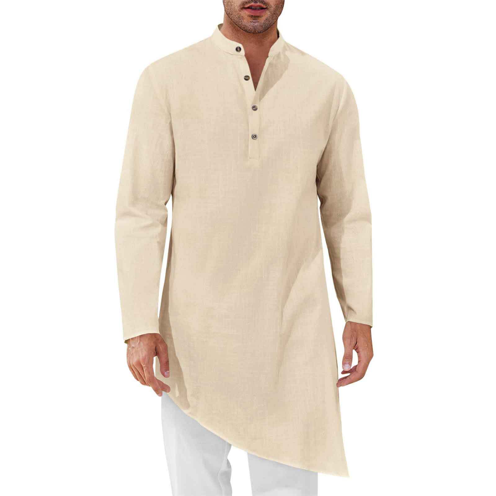 Minimalist Long Shirts Men's S - Kurta Men Cotton recension och pris