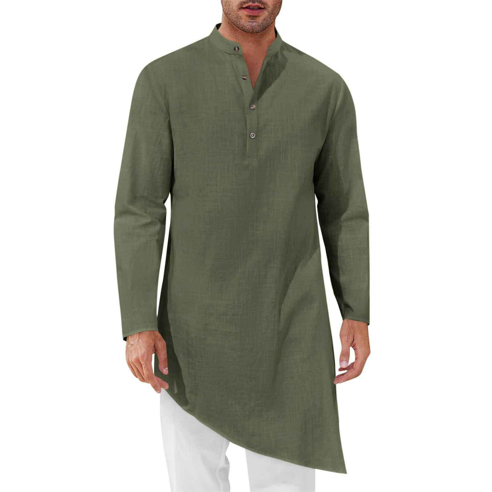 Minimalist Long Shirts Men's S - Kurta Men Cotton recension och pris