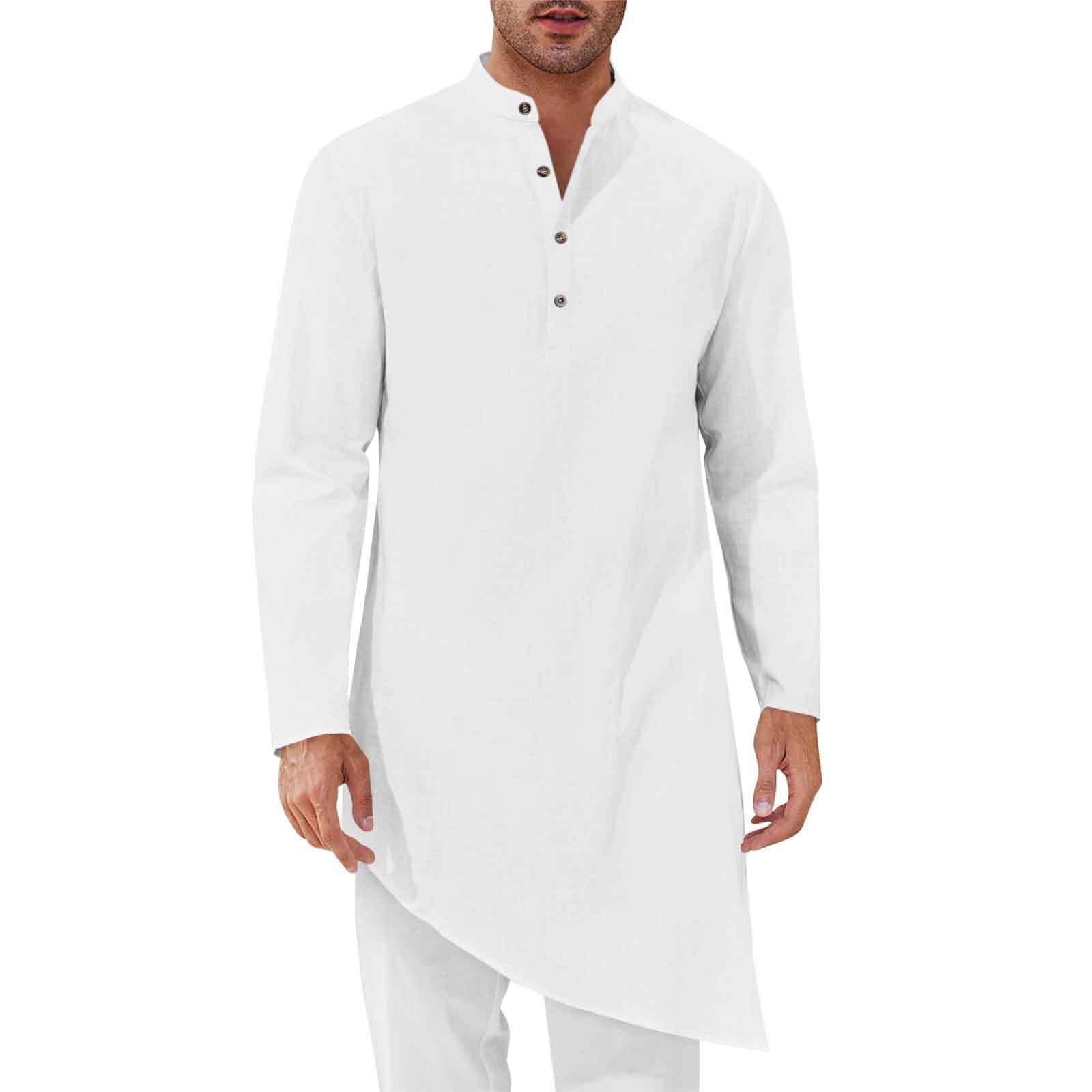 Minimalist Long Shirts Men's S - Kurta Men Cotton recension och pris