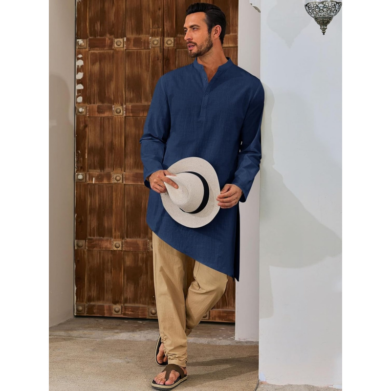 Mens Kaftan Robe Thobe Cotton  - Kurta Men Cotton recension och pris