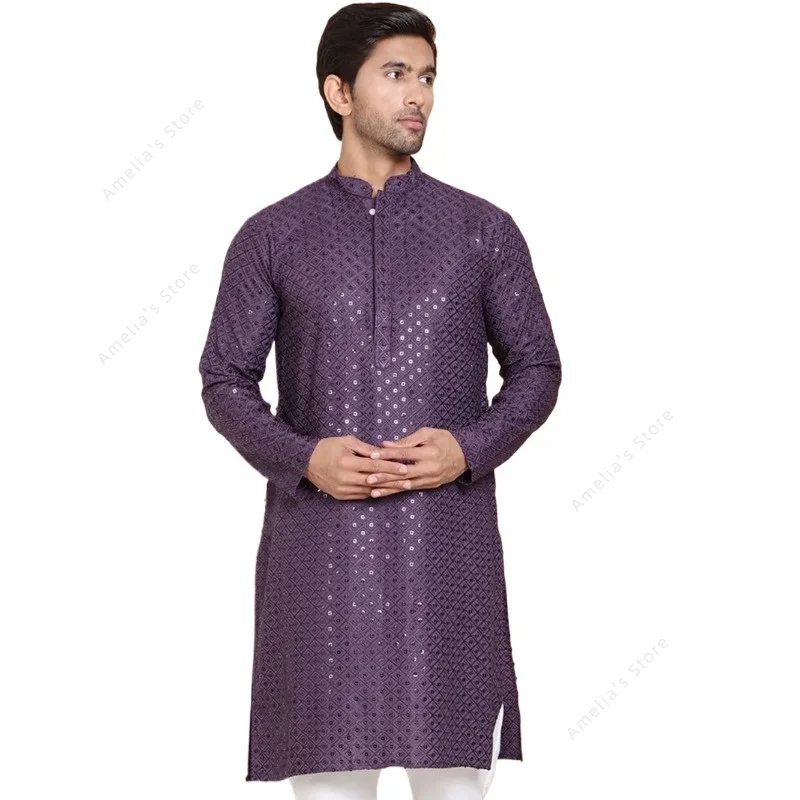 Indian Men's Kurta Tunic Cotto - Kurta Men Cotton recension och pris
