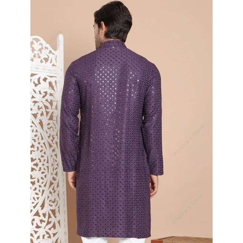 Indian Men's Kurta Tunic Cotto - Kurta Men Cotton recension och pris