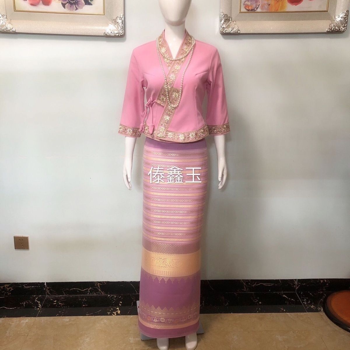 2pcsThailand Long-gyi Skirt Da - Batik Sarong Wrap recension och pris