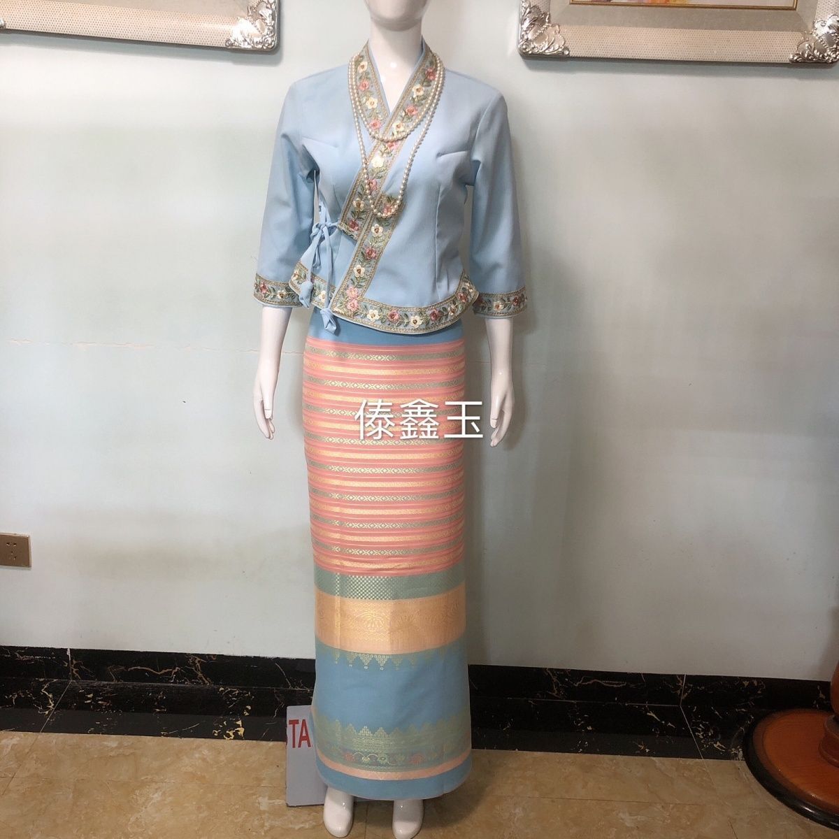 2pcsThailand Long-gyi Skirt Da - Batik Sarong Wrap recension och pris