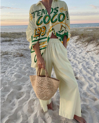 Casual boho Printed 2 Piece Se - Ethnic Fashion Collection recension och pris