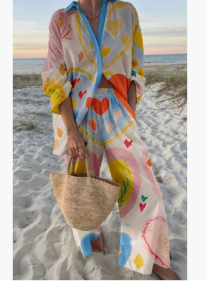 Casual boho Printed 2 Piece Se - Ethnic Fashion Collection recension och pris