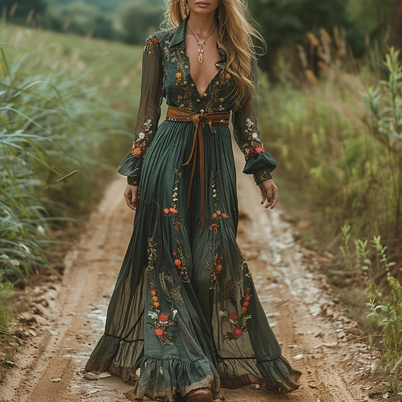 Ethnic Fashion Floral Print Vi - Ethnic Boho Fashion recension och pris