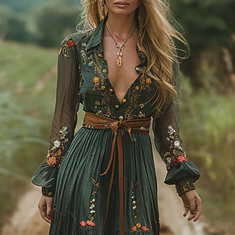 Ethnic Fashion Floral Print Vi - Ethnic Boho Fashion recension och pris