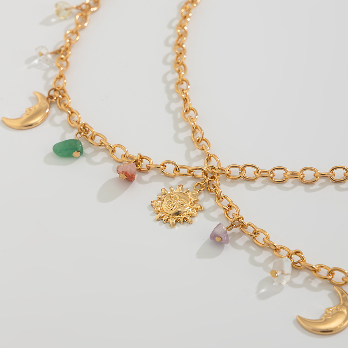 Boho Star Moon Sun Pendant Wai - Ethnic Fashion Girls recension och pris