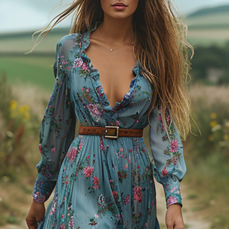 Ethnic Fashion Floral Print Vi - Ethnic Boho Fashion recension och pris
