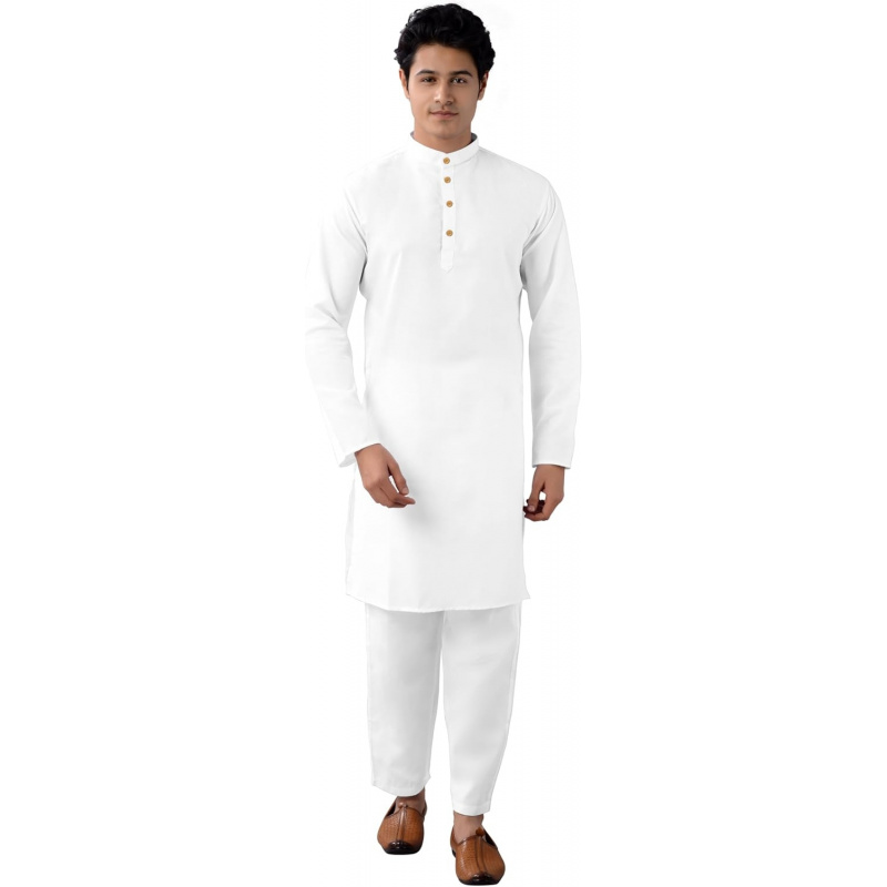 Men's Tunic Cotton Kurta Pajam - Kurta Men Cotton recension och pris