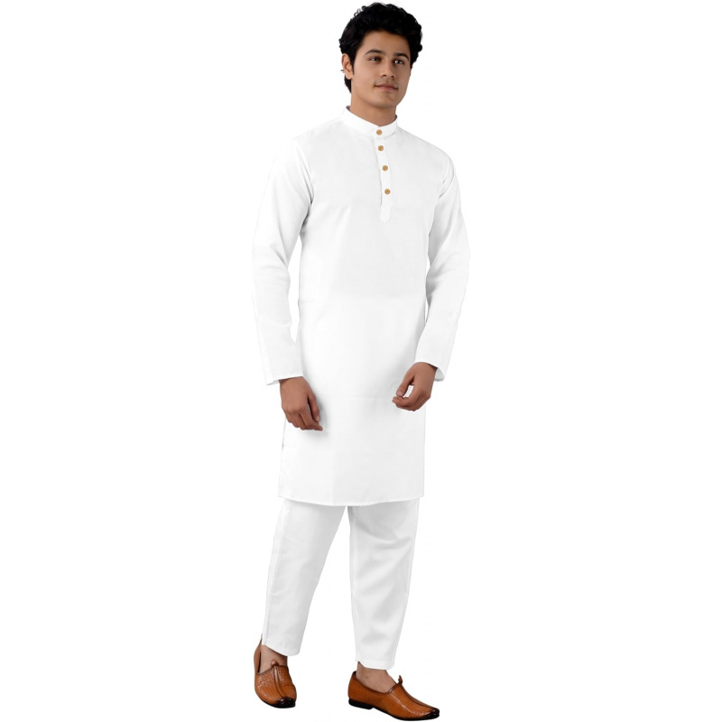Men's Tunic Cotton Kurta Pajam - Kurta Men Cotton recension och pris
