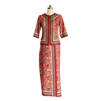 Singapore Airlines Flight Atte - Batik Sarong Wrap recension och pris
