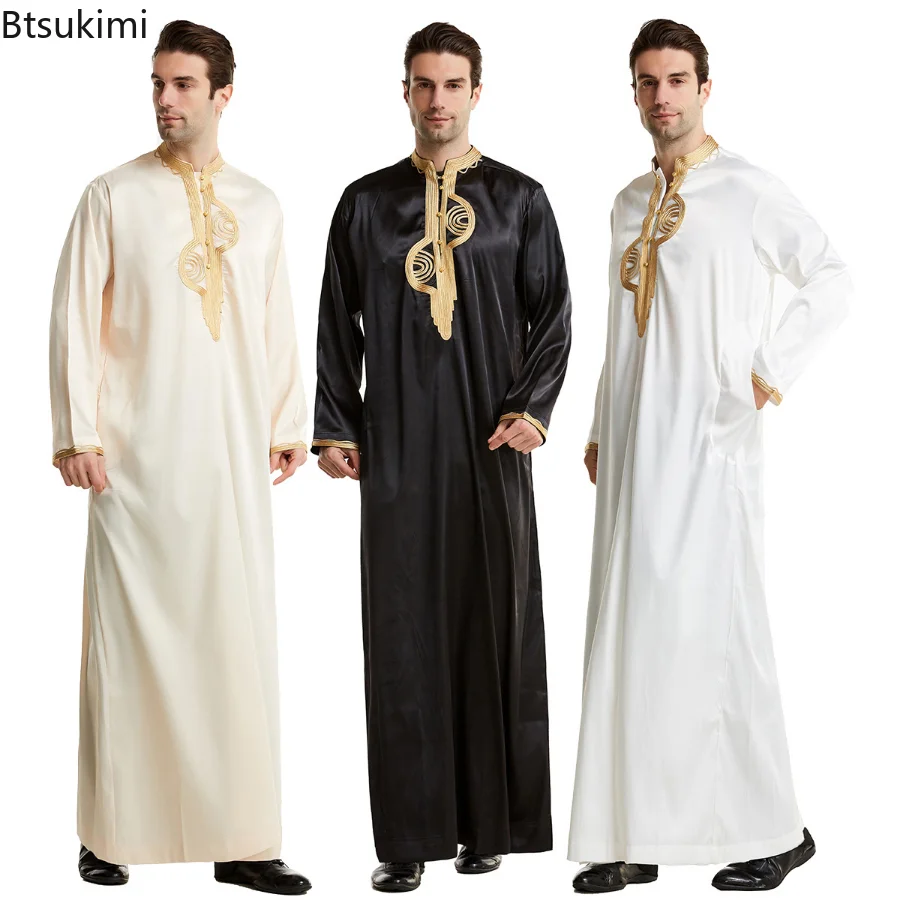 Muslim Men Clothing Kaftan Rob - Kurta Men Cotton recension och pris