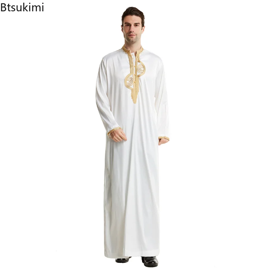 Muslim Men Clothing Kaftan Rob - Kurta Men Cotton recension och pris