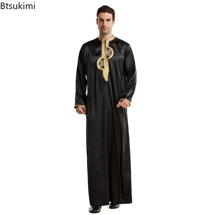 Muslim Men Clothing Kaftan Rob - Kurta Men Cotton recension och pris