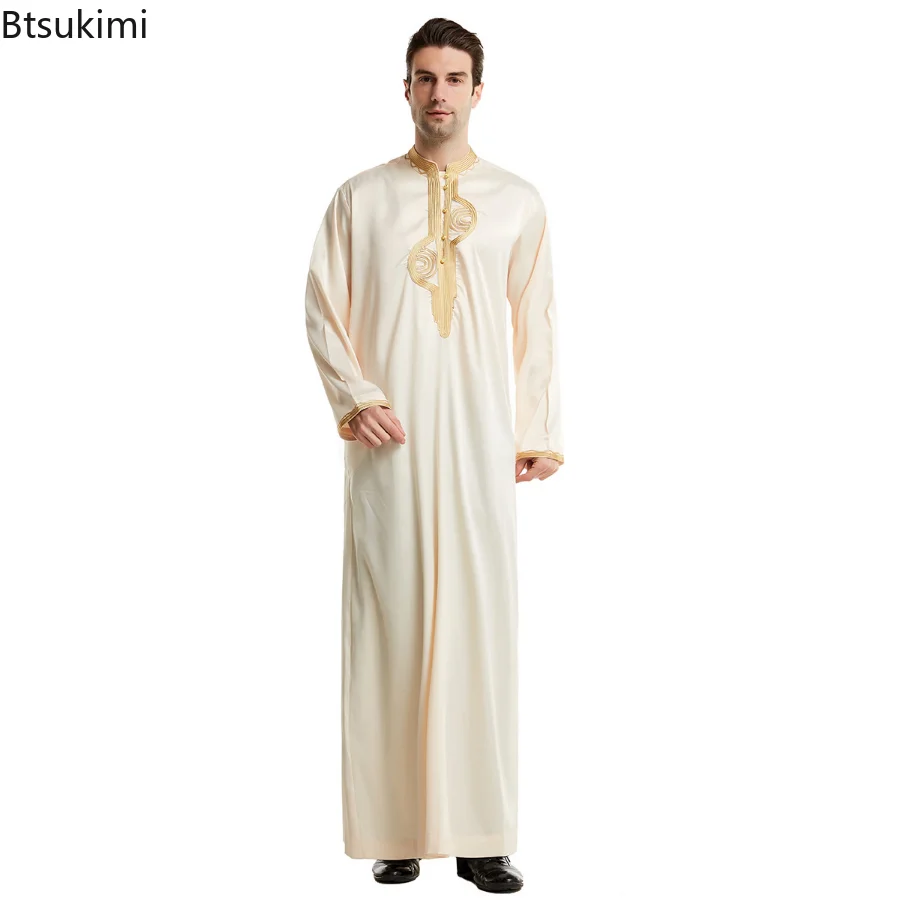 Muslim Men Clothing Kaftan Rob - Kurta Men Cotton recension och pris