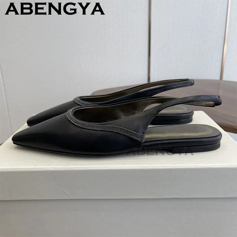 Pointy Toe Flat Heel Sandals f - Ethnic Fashion Walk recension och pris
