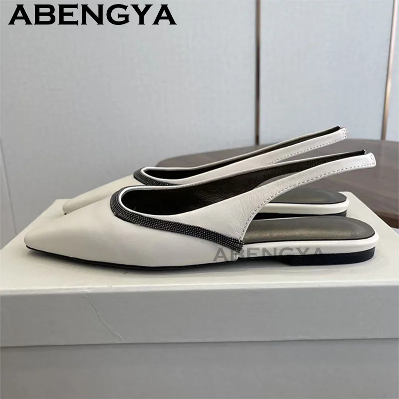 Pointy Toe Flat Heel Sandals f - Ethnic Fashion Walk recension och pris