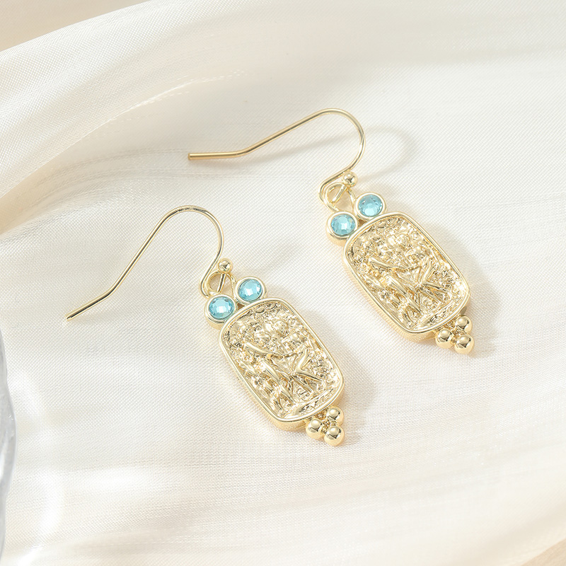 Vintage Inlaid Sea Blue CZ Dan - Ethnic Wear In Fashion recension och pris