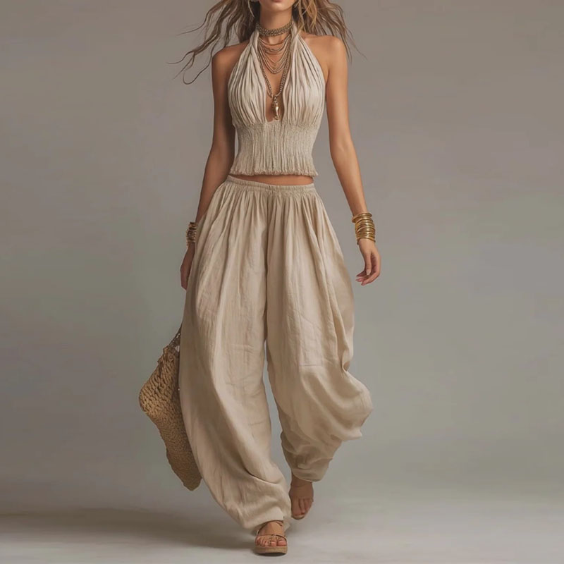 2026 New Boho Chic Two Piece S - Ethnic Fashion Collection recension och pris