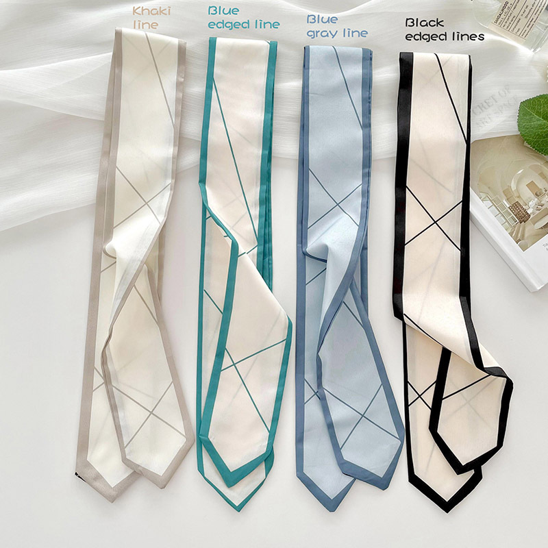 Versatile silk scarf thin long - Ethnic Fashion Collection recension och pris