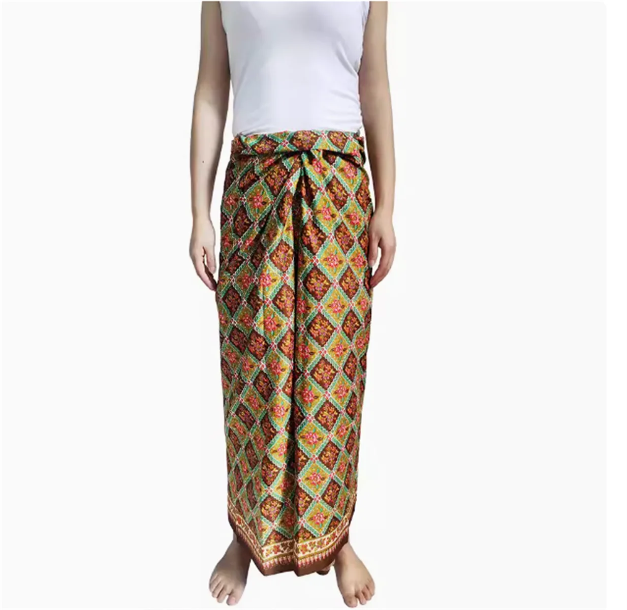 Malaysia Thailand unisex tube  - Batik Sarong Wrap recension och pris