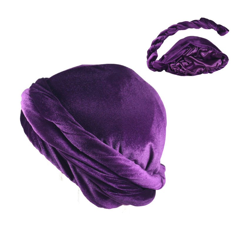 Solid Color Men's Velvet Head  - Ethnic Fashion Designer recension och pris