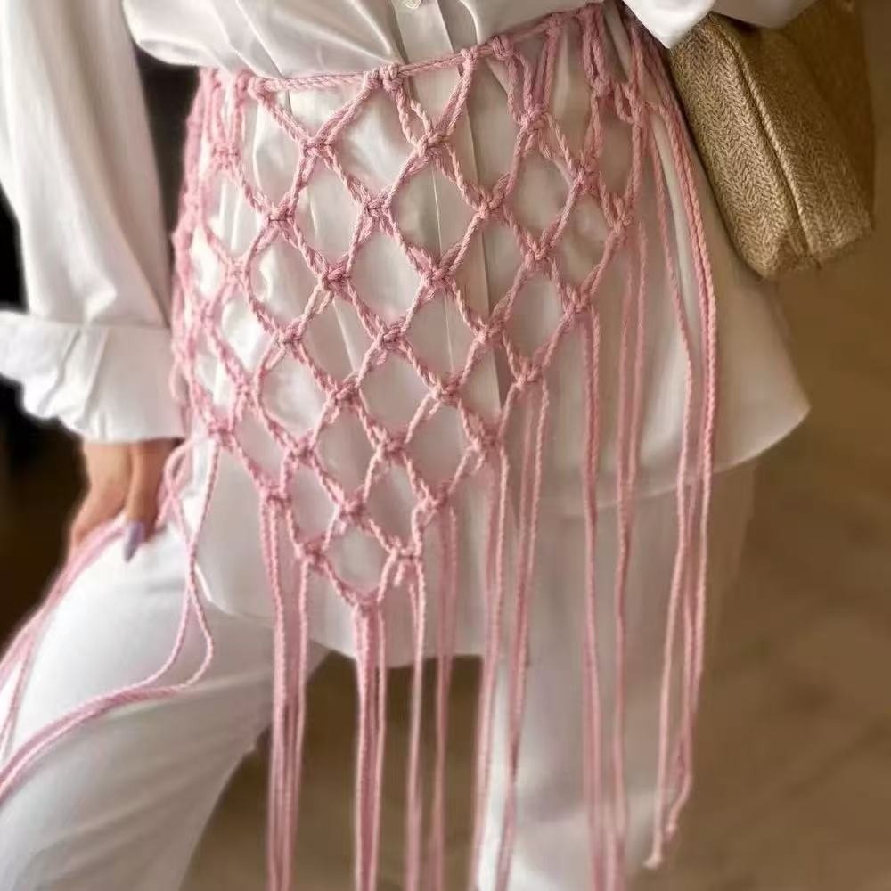 Fashion Bohemian Netted Fringe - Ethnic Boho Fashion recension och pris