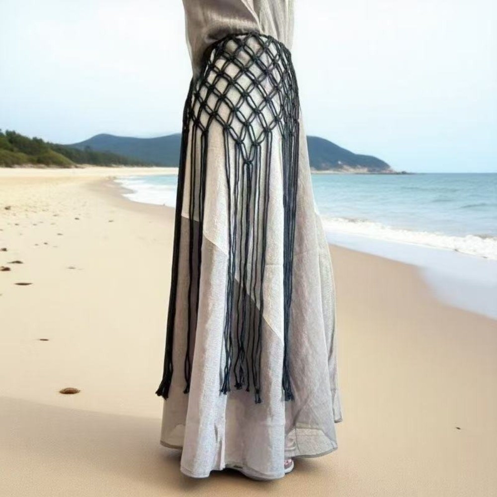Fashion Bohemian Netted Fringe - Ethnic Boho Fashion recension och pris