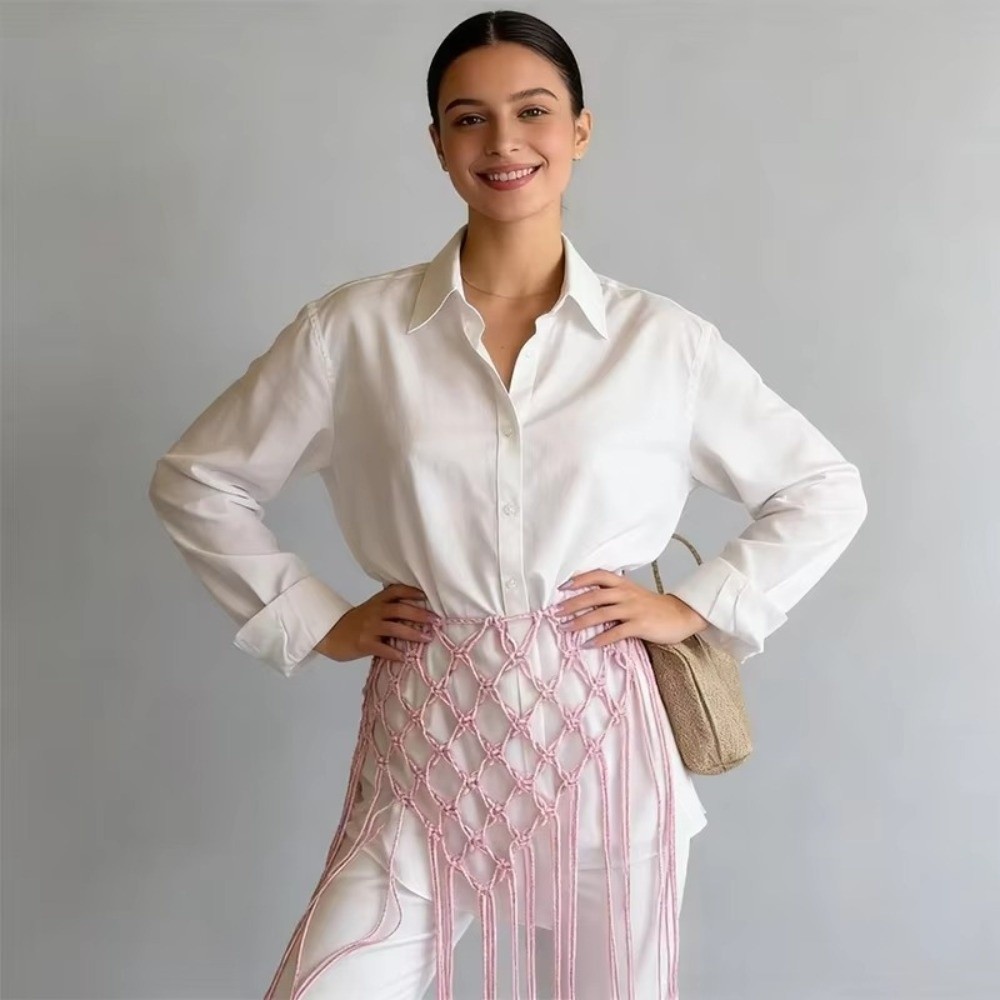 Fashion Bohemian Netted Fringe - Ethnic Boho Fashion recension och pris