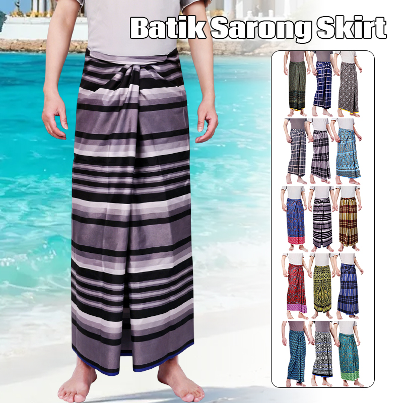 Men Women Batik Sarong Skirt E - Batik Sarong Wrap recension och pris
