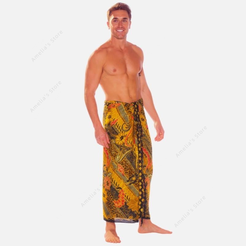 Sarongs Mens Sarong with Tradi - Batik Sarong Wrap recension och pris
