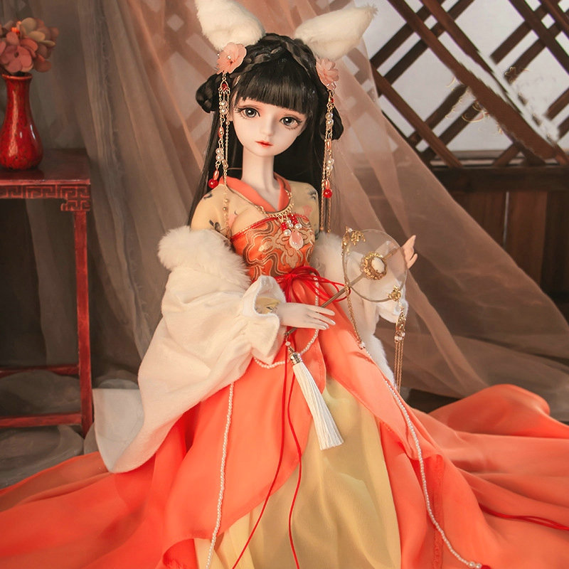 Handmade 1/3 BJD Dolls Full Se - Ethnic Fashion Girls recension och pris