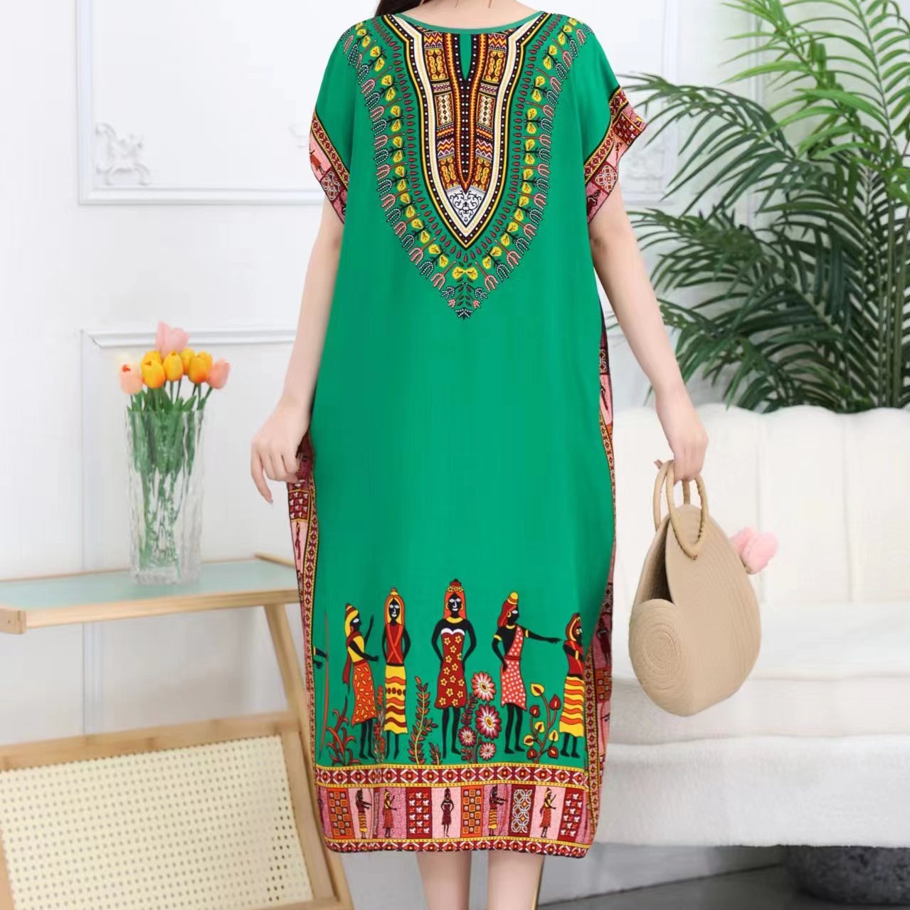 Casual Elegant Bohemian Printe - Ethnic Boho Fashion recension och pris