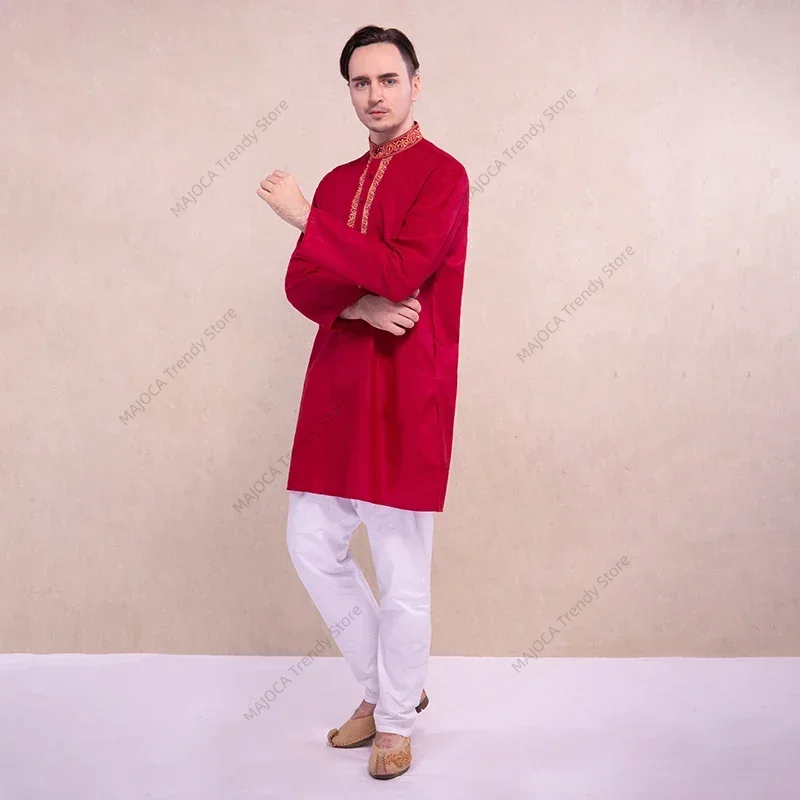 Indian Dress for Men Kurtas Sh - Kurta Men Cotton recension och pris