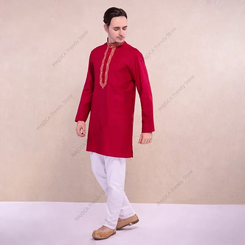 Indian Dress for Men Kurtas Sh - Kurta Men Cotton recension och pris