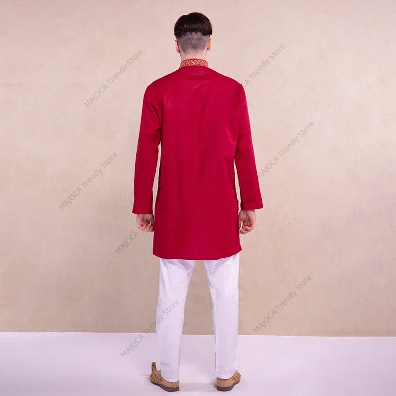 Indian Dress for Men Kurtas Sh - Kurta Men Cotton recension och pris