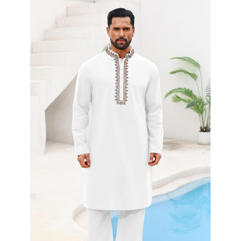 Mens Kaftan Thobe Cotton Henle - Kurta Men Cotton recension och pris