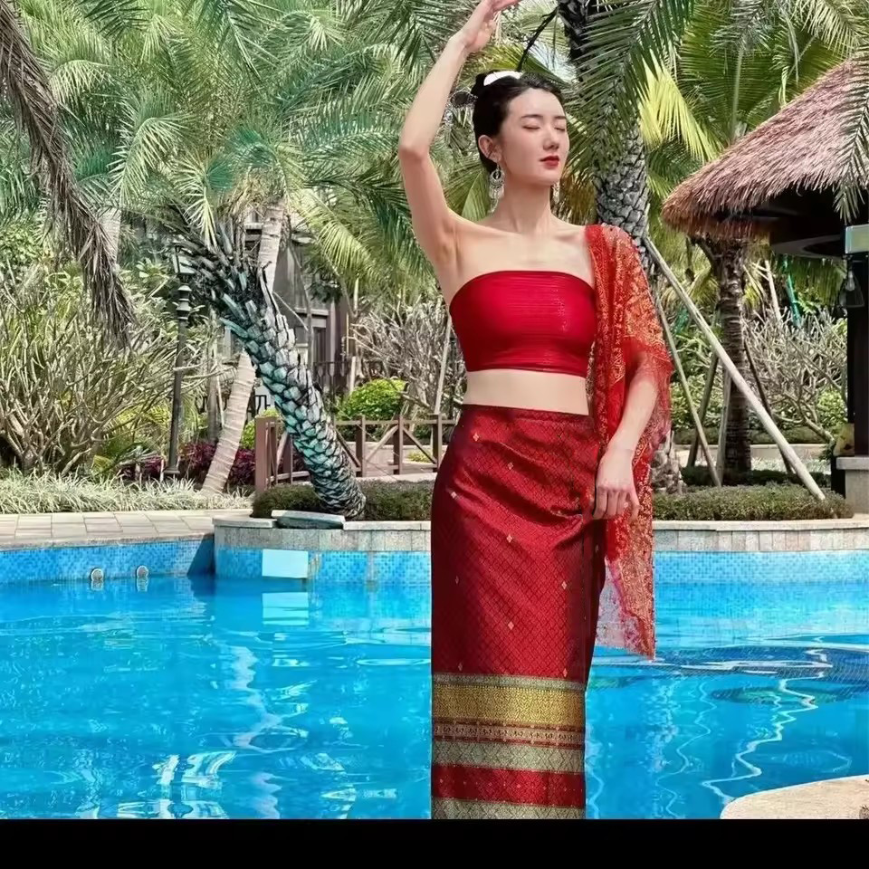 women's Thailand traditional c - Batik Sarong Wrap recension och pris