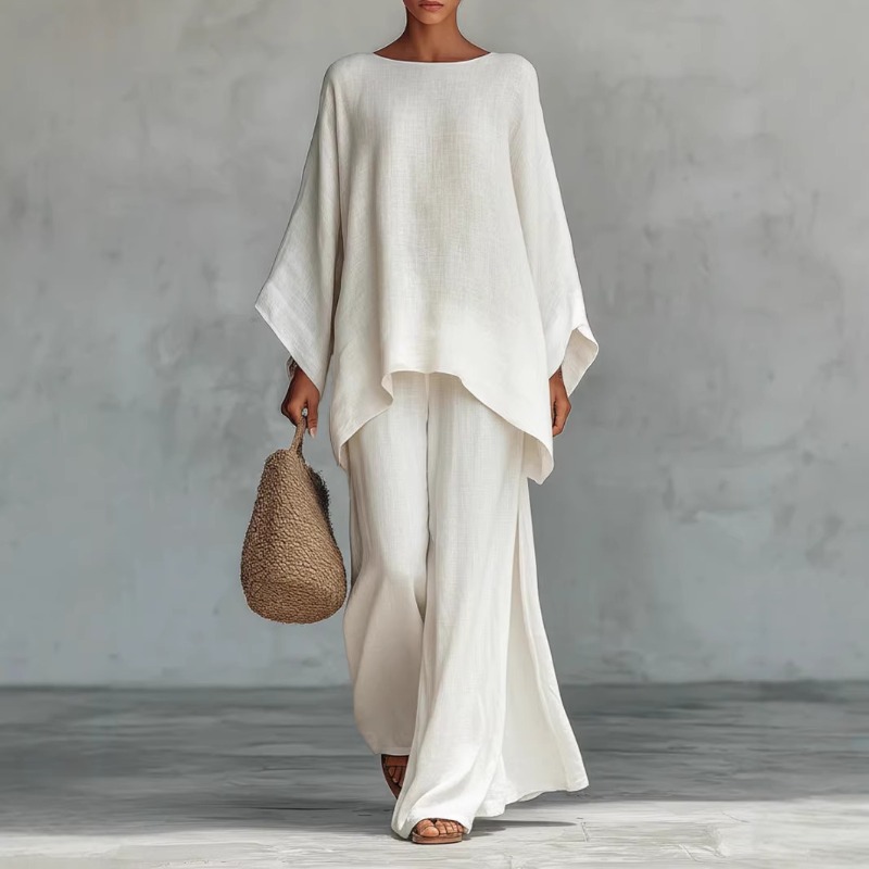 Spring New Fashion Linen Loose - Ethnic Fashion Collection recension och pris